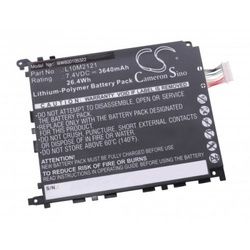 Akku passend für Lenovo IdeaPad K1, Akkuersatz für Lenovo Akku L10M2121 Li-Polymer Akku 7,4 Volt 3600mAh