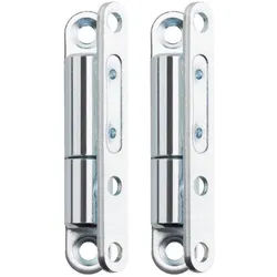 SO-TECH® Türbeschlag Renovierband Türband 15 x 83 mm Scharnier aus Stahl (2 St), für Innentüren zum Aufschrauben, verzinkt, 2 Stück silberfarben