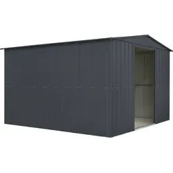 Globel Metallgerätehaus Gartenmanager Dream 65 - 86 - 88 -108 - 1010 295 x 299 cm (Dream G1010) anthrazit