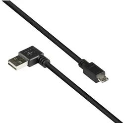Kabelmeister USB-Kabel, (50 cm) schwarz