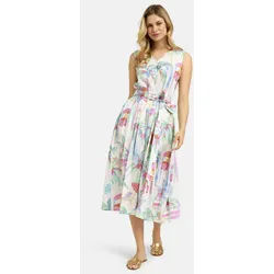 Milano Italy Sommerkleid mit Taschen braun 42
