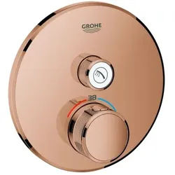 Grohe Grohtherm Smartcontrol Fertigmontageset 29118DA0 warm sunset, rund, UP-Thermostat, 1 Absperrventil