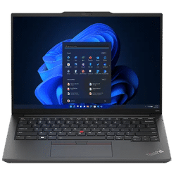 Lenovo ThinkPad E14 Gen 5 Intel® Core i7-13700H Prozessor der 13. Generation E-Kerne bis zu 3,70 GHz, P-Kerne bis zu 5,00 GHz, Windows 11 Pro 64 Bit, 256 GB SSD, M.2 2242, PCIe 4.0, TLC, OPAL 2.0