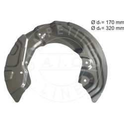 AIC Ankerblech Vorne Rechts (55739) für BMW 3 1 Z4