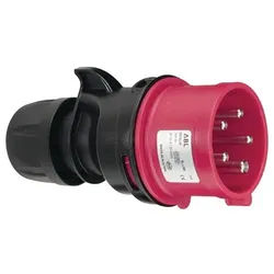 ABL CEE-Stecker 5-polig 16A IP44 230V/bl 9h S51SL20 schraublos Kl Kunststoff Verschr