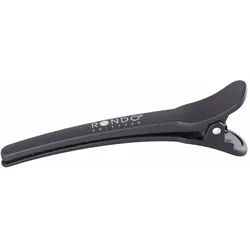 Rondo Abteilclipse Matt 10 cm Schwarz - 12 Stück