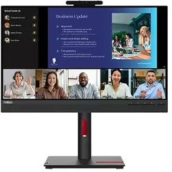 Lenovo Écran ThinkVision T24v-30 FHD 23,8 Micro, Webcam