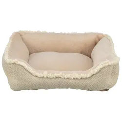 TRIXIE Hundebett Bett Boho - beige - 100 × 80 cm beige 800 cm x 1000 cm