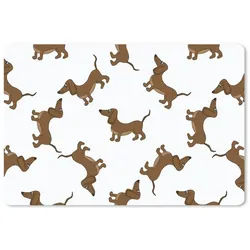 MuchoWow Mauspad Muster - Hund - Dackel - Jungen - Mädchen - Kinder - Kinder (1-St), Büro für Tastatur und Maus, Mousepad Gaming, Desk Mat, 60x40 cm bunt 60 cm x 40 cm