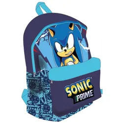 Sonic The Hedgehog Kinderrucksack Sonic Prime Jungen Rucksack Tasche Gr. 40x30x15 cm bunt