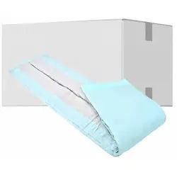 Disposima® Krankenunterlage, 40 x 60 cm, 20-lagig, Rutschfeste Bettschutzunterlage mit saugintensiven Zellstoffkern, 1 Karton = 100 Stück