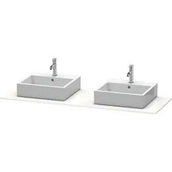 Duravit XSquare Konsole Nordic Weiß Seidenmatt 1600x550x16 mm - XS063HB3939 XS063HB3939