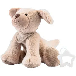 Sterntaler® Spieluhr Hund Lucky, M beige|grau
