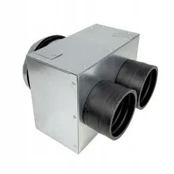 Lüftungsverteiler Verteilerkasten 2x75 Ø125 Wohnraumlüftung Luftverteiler E-KSR-2X75/P-125-OC-K