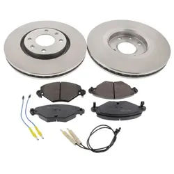 MAPCO Bremsensatz, Scheibenbremse 47565 Vorderachse belüftet 283mm 17,7mm für PEUGEOT DS CITROËN