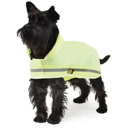 Fashion Dog Hundemantel reflektierender Regenmantel für Hunde, Neongelb, 33 cm gelb 33 cm