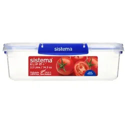 Sistema Aufbewahrungsbox KLIP IT PLUS, auslaufsicher, Moderne Frischhaltedose für den täglichen Gebrauch, 1 Aufbewahrungsbox, Fassungsvermögen: 2,2 Liter