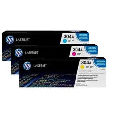 HP 304A Toner CMY Pack of 3