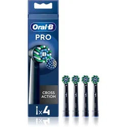 Oral-B PRO Cross Action Ersatzkopf für Zahnbürste Black 4 St.