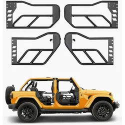 VEVOR 4-Türer Jeep Rohrtüren für 2007-2018 Jeep Wrangler JK im Adventure-Stil
