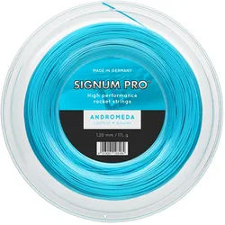 Signum Pro Tennissaite Andromeda (Haltbarkeit+Kontrolle/Power) blau 200m Rolle