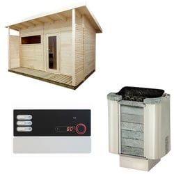 Seniotec Sauna Komplettset Scala Large | Cumulus | 5 Pers.