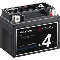 Ective LC 4CS LiFePO4 Lithium Batterie für Clesana C1 Toilette 4 Ah 12V