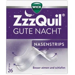 WICK ZzzQuil Gute Nacht Nasenstrips 26 St