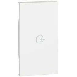 BTicino KW01MH2BACK LivingNow 2M Tasten- abd. MyHome+Symb. Nachhause kommen White