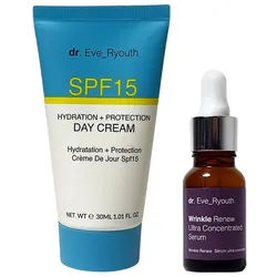 Dr. Eve_Ryouth Protection Tagescreme + Wrinkle Serum set 45 ml Unisex