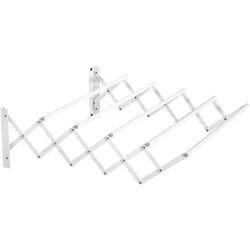HOMCOM - Wäscheständer - 63,5L x 60B x 20H cm - weiß
