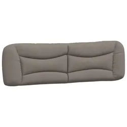 vidaXL Kopfteil, Bett Kopfteil-Kissen Taupe 180 cm Stoff