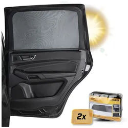 CarComfort Autosonnenschutz Sonnenschutz window sock, (2-St., 2 Stück) schwarz
