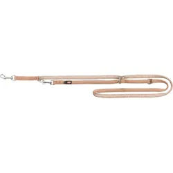 TRIXIE Premium V-Leine mit Neopren-Polsterung, XS–S: 2,00 m / 15 mm, Boho-Rauten...