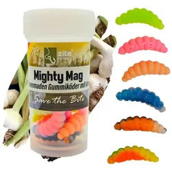Zite Kunstköder Mighty Mag Mix Aroma 2,8 cm Bienenmade 12 Stück blau