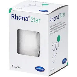 Hartmann Rhena® Star dauerelastische Binden 8 cm x 5 m weiß