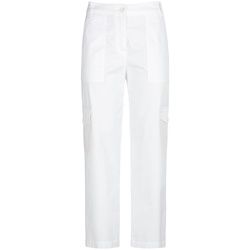 Le pantalon 7/8 jambes larges et droites Raffaello Rossi blanc