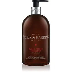 Baylis & Harding Black Pepper & Ginseng flüssige Seife für die Hände 500 ml