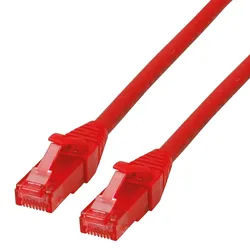ROLINE Patchkabel Cat.6 UTP, Component Level, LSOH, rot, 0,5 m