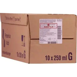Kochsalzlösung 0,9% Glasflaschen Fresenius 10X250 ml Infusionslösung