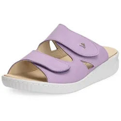 vitaform Damen Pantoletten Nubukleder Pantolette lila 40 EU