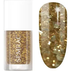Semilac Glitter Nails Glitzlack für die Nägel Farbton 042 Flakes of Gold 7 ml