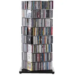 CD-Säule Ptolomeo X4 Opinion Ciatti silber, Designer Bruno Rainaldi, 52x110x52 cm