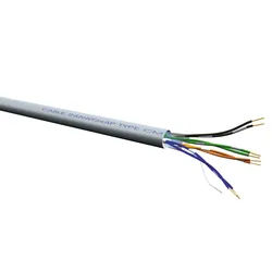 VALUE UTP Kabel Cat.5e (Class D), Massivdraht, Eca, grau, 300 m