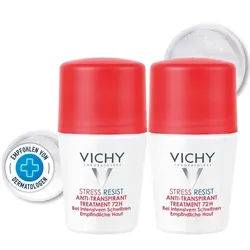 Vichy Deodorant Roll-on Stress Resist Doppelpack Creme 2x50 ml Unisex 2x50 ml Creme