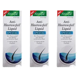 3 x 50ml Alsiroyal Anti Haarausfall Liquid 150 ml