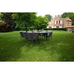 Gartenset Manhattan Anthrazit/Grau