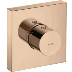 hansgrohe Fertigmontageset Axor Starck UP-Thermostat., eckig, polished red gold