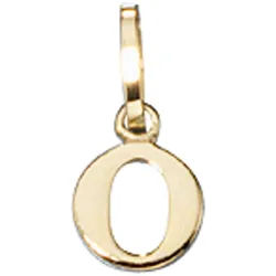 JOBO Buchstabenanhänger Anhänger Buchstabe, 333 Gold gelb|goldfarben