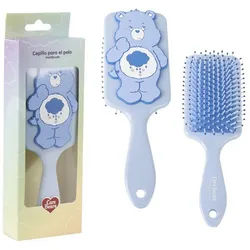 Cerda Haarbürste Care Bears Entwirr-Bürste rechteckig Haarpflegebürste für langes Haar blau